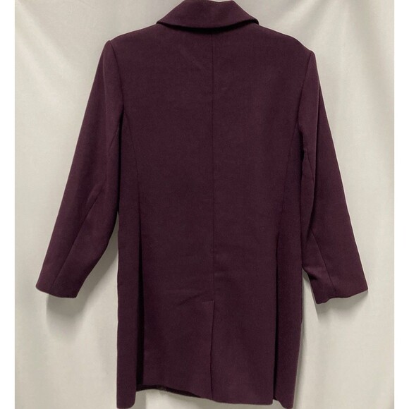 Banana Republic Classic Coat Pinot Noir Double Breasted Medium Petite NWT - Picture 5 of 15